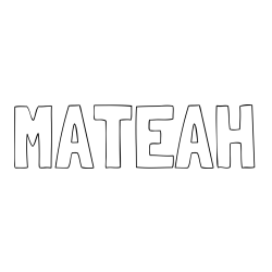 Online Created Coloring Page - MATEAH Coloring Page