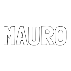 Online Created Coloring Page - MAURO Coloring Page