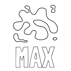 Online Created Coloring Page - MAX Coloring Page and Coloring Page of a Stain 😁