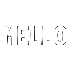 Online Created Coloring Page - MELLO Coloring Page