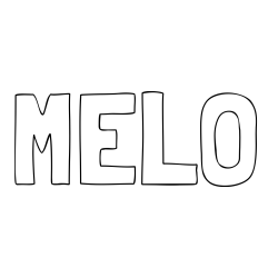 Online Created Coloring Page - MELO Coloring Page