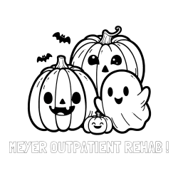 Online Created Coloring Page - MEYER OUTPATIENT REHAB ! Coloring Page and Halloween Pumpkin and Ghost Coloring Page