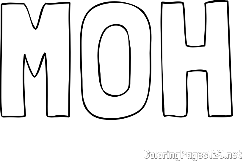 MOH Coloring Page