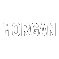 MORGAN Coloring Page