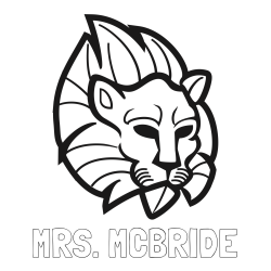 Online Created Coloring Page - MRS. MCBRIDE Coloring Page and Abstract Lion Face Coloring Page