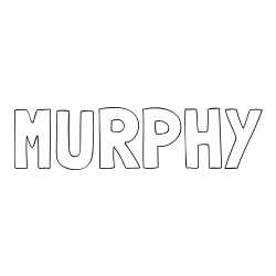 Online Created Coloring Page - MURPHY Coloring Page