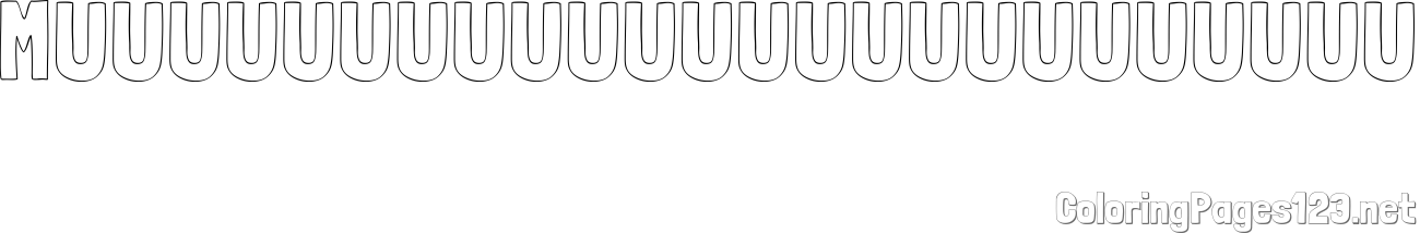 MUUUUUUUUUUUUUUUUUUUUUUUU Coloring Page