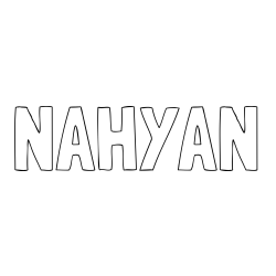 Online Created Coloring Page - NAHYAN Coloring Page