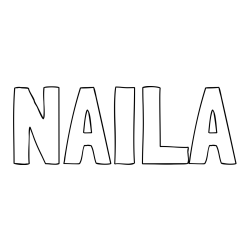 Online Created Coloring Page - NAILA Coloring Page