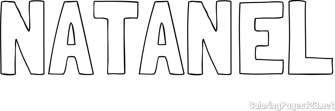 NATANEL Coloring Page