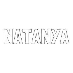 Online Created Coloring Page - NATANYA Coloring Page
