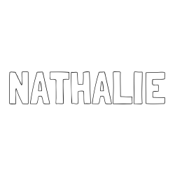 Online Created Coloring Page - NATHALIE Coloring Page