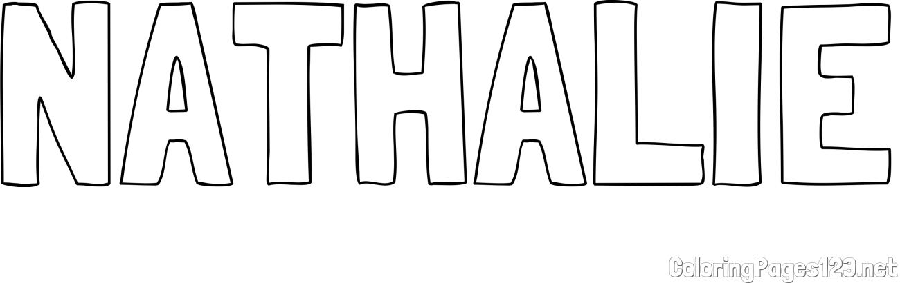NATHALIE Coloring Page