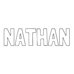 NATHAN Coloring Page