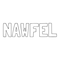 Online Created Coloring Page - NAWFEL Coloring Page