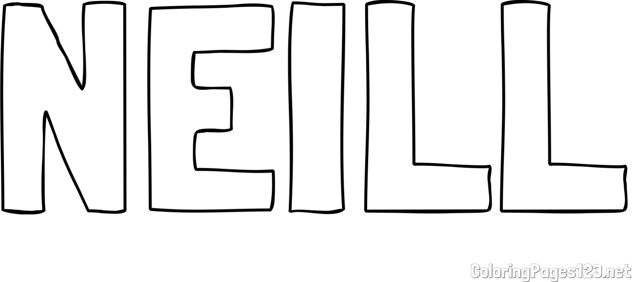 NEILL Coloring Page