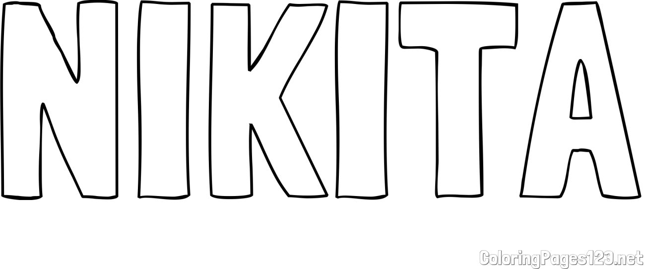 NIKITA Coloring Page