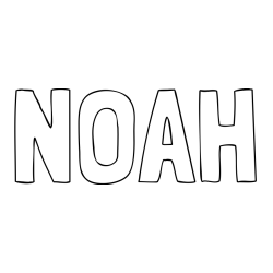 NOAH Coloring Page