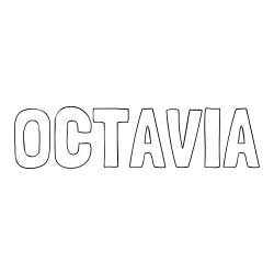 Online Created Coloring Page - OCTAVIA Coloring Page