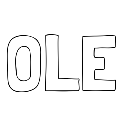 Online Created Coloring Page - OLE Coloring Page