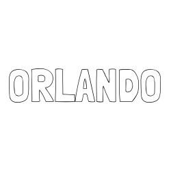 Online Created Coloring Page - ORLANDO Coloring Page