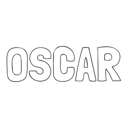 Online Created Coloring Page - OSCAR Coloring Page