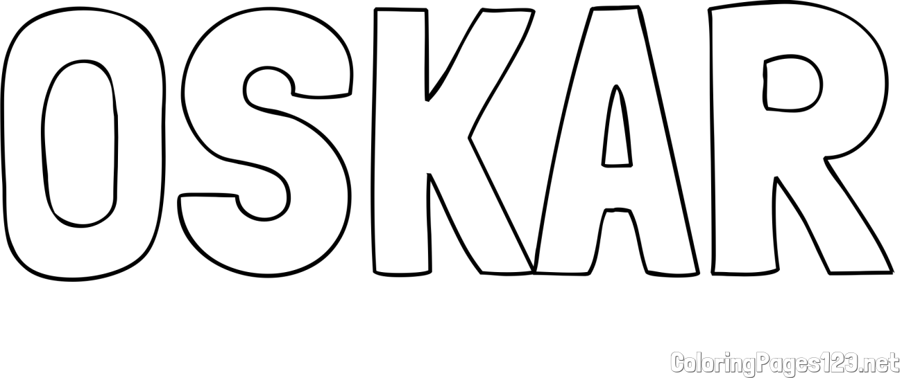 OSKAR Coloring Page
