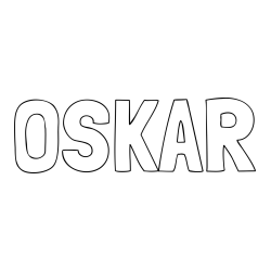 Online Created Coloring Page - OSKAR Coloring Page