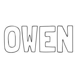 OWEN Coloring Page