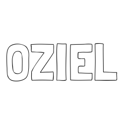 OZIEL Coloring Page