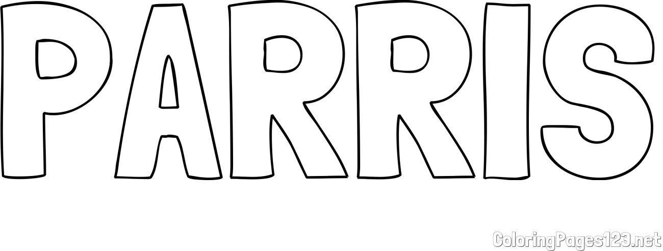 PARRIS Coloring Page