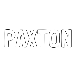 Online Created Coloring Page - PAXTON Coloring Page