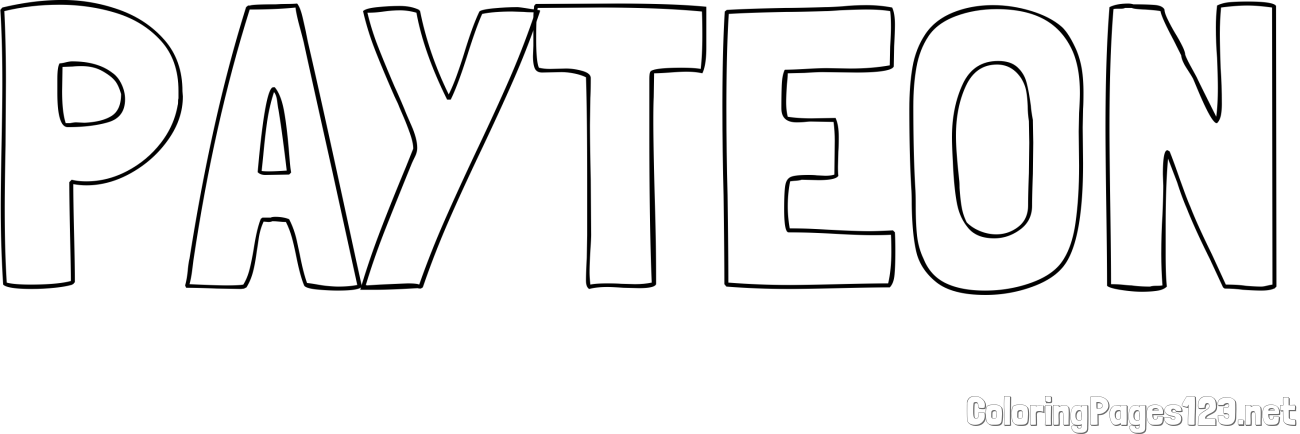 PAYTEON Coloring Page