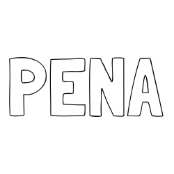 Online Created Coloring Page - PENA Coloring Page