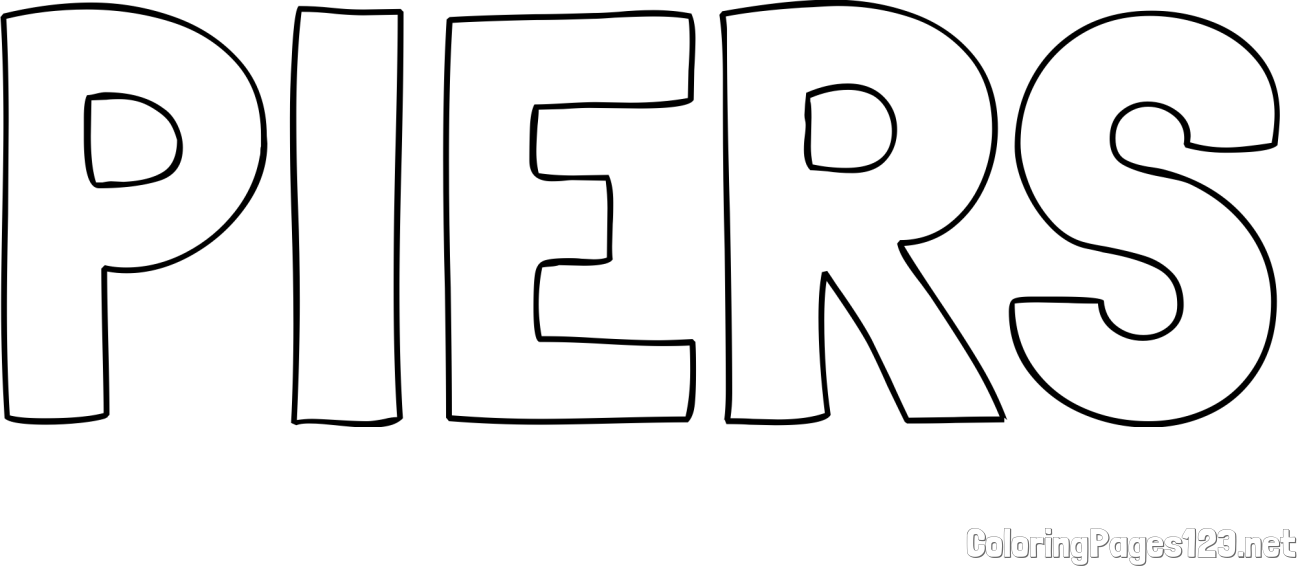 PIERS Coloring Page