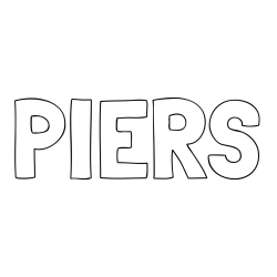Online Created Coloring Page - PIERS Coloring Page