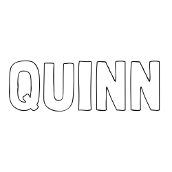 Online Created Coloring Page - QUINN Coloring Page