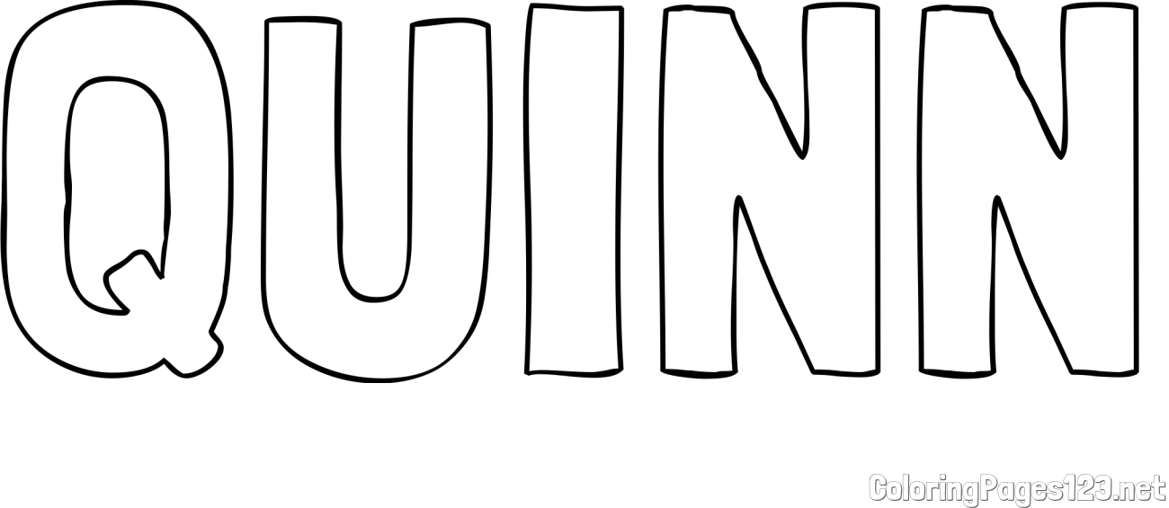 QUINN Coloring Page