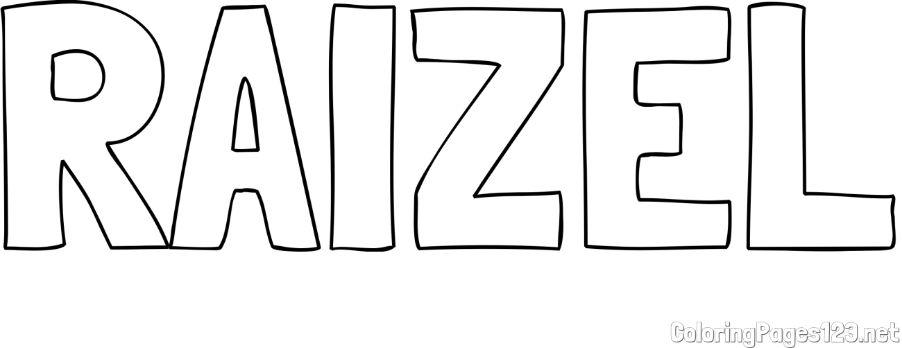 RAIZEL Coloring Page