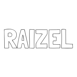 Online Created Coloring Page - RAIZEL Coloring Page