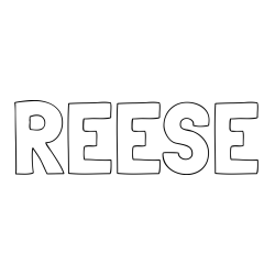 Online Created Coloring Page - REESE Coloring Page