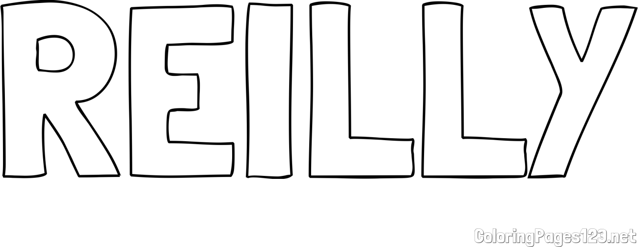 REILLY Coloring Page