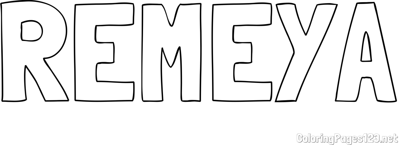 REMEYA Coloring Page