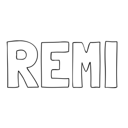 REMI Coloring Page