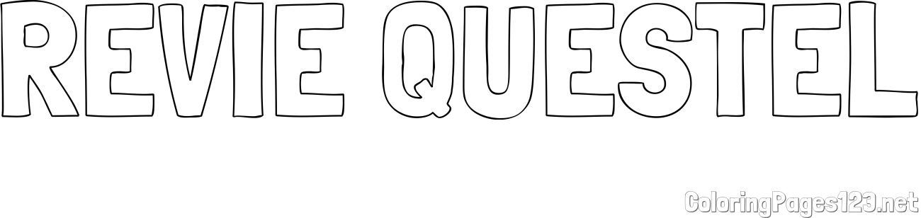 REVIE QUESTEL Coloring Page