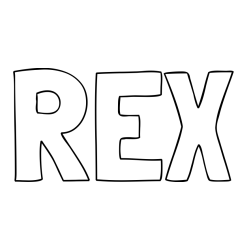 REX Coloring Page