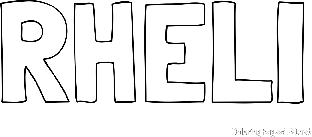 RHELI Coloring Page