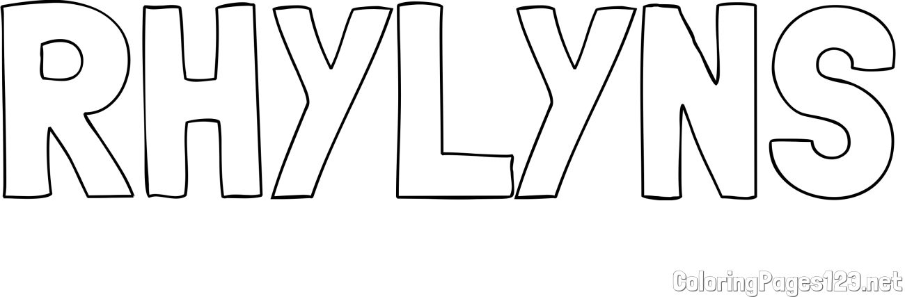RHYLYNS Coloring Page