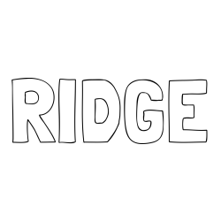 Online Created Coloring Page - RIDGE Coloring Page
