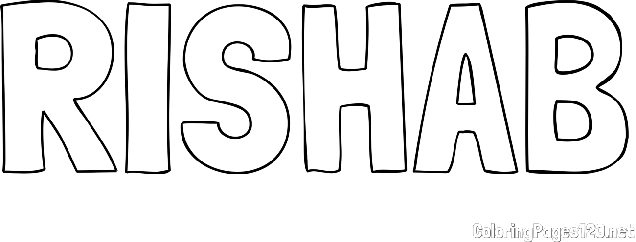 RISHAB Coloring Page